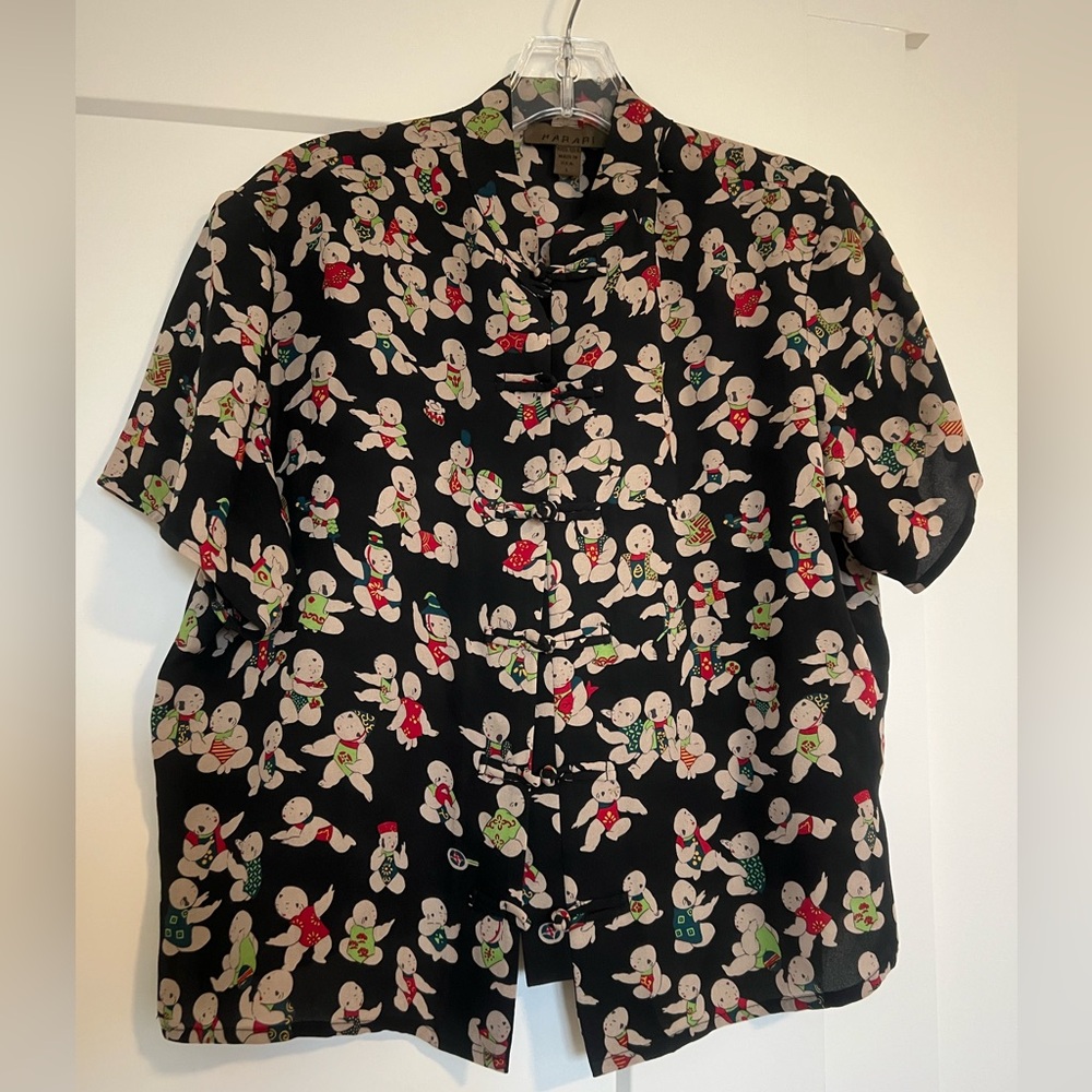 Vintage Harari Silk Blouse